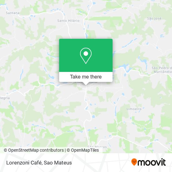 Lorenzoni Café map