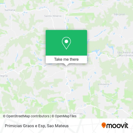 Primicias Graos e Esp map