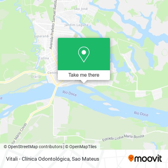 Vitali - Clínica Odontológica map