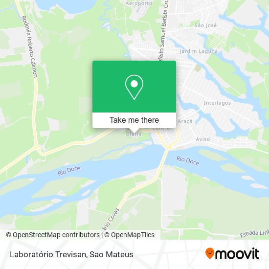Laboratório Trevisan map