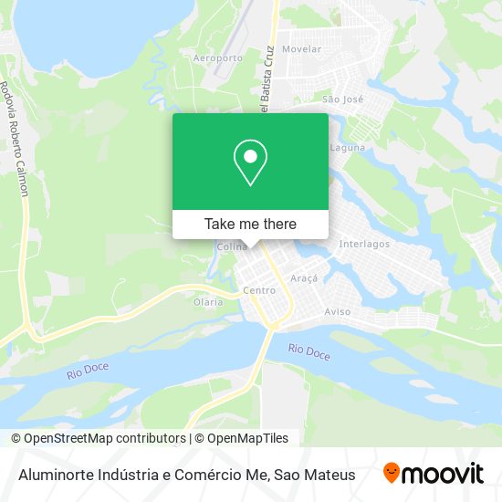 Mapa Aluminorte Indústria e Comércio Me