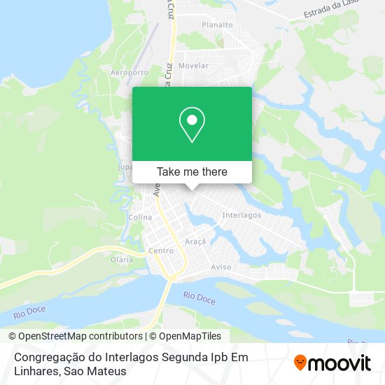 Mapa Congregação do Interlagos Segunda Ipb Em Linhares