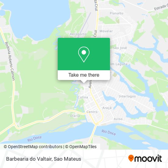 Barbearia do Valtair map