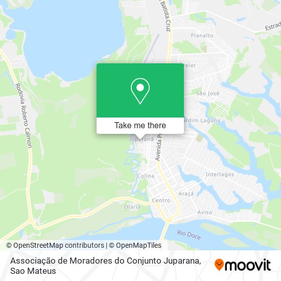 Associação de Moradores do Conjunto Juparana map