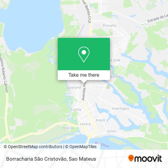 Borracharia São Cristovão map