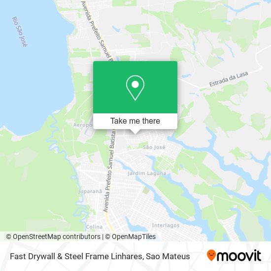 Fast Drywall & Steel Frame Linhares map