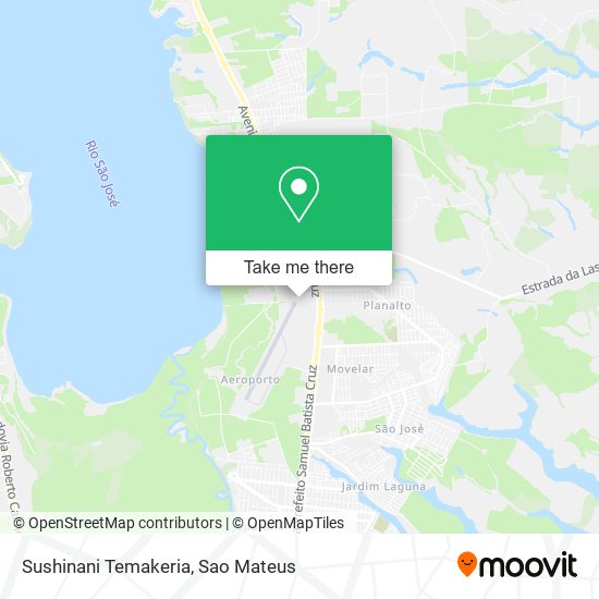 Sushinani Temakeria map