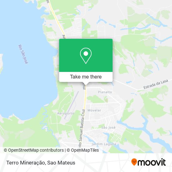 Terro Mineração map