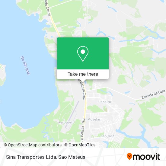 Sina Transportes Ltda map
