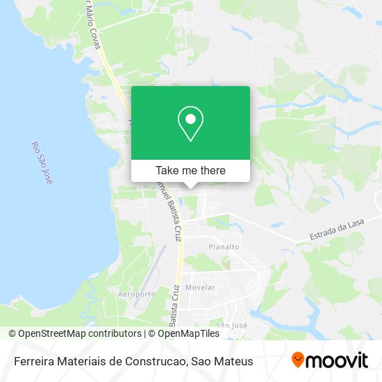 Ferreira Materiais de Construcao map