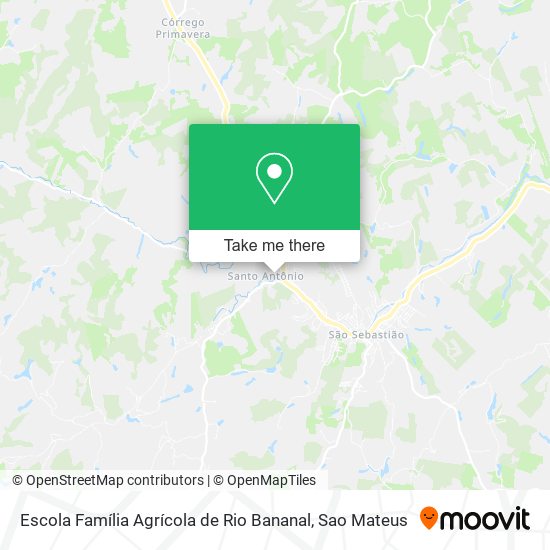 Escola Família Agrícola de Rio Bananal map