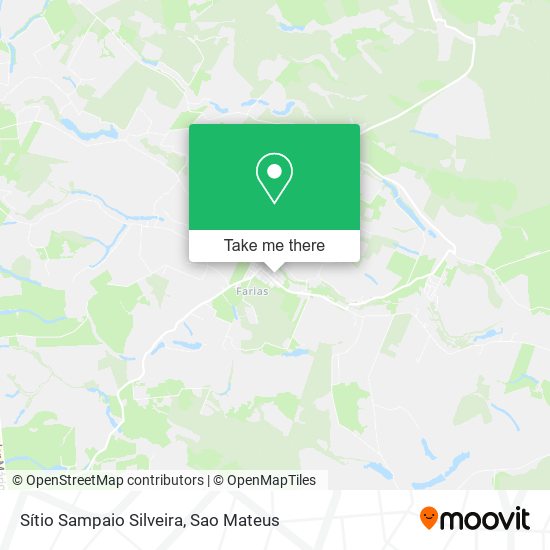 Sítio Sampaio Silveira map