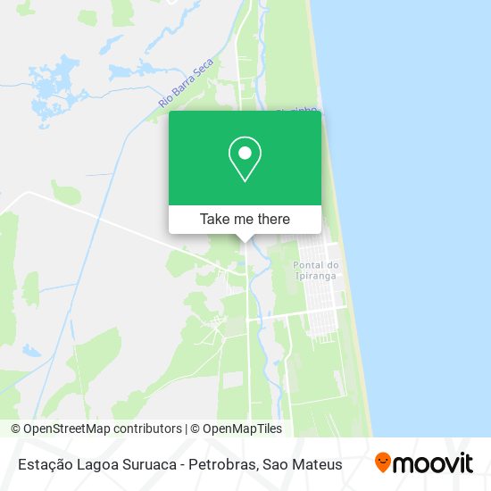 Estação Lagoa Suruaca - Petrobras map