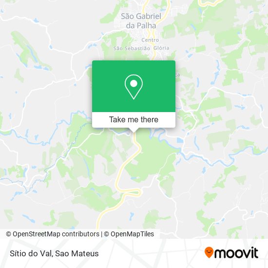Sítio do Val map