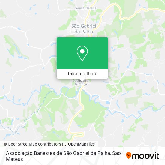 Associação Banestes de São Gabriel da Palha map