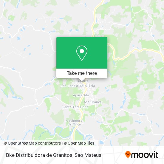 Bke Distribuidora de Granitos map