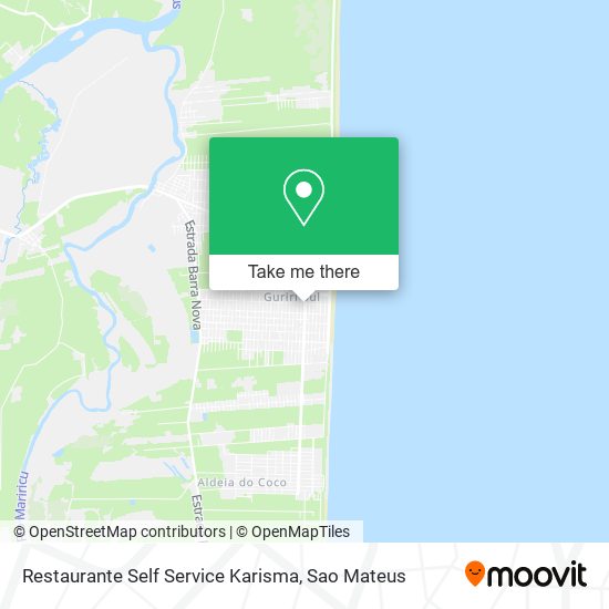 Restaurante Self Service Karisma map