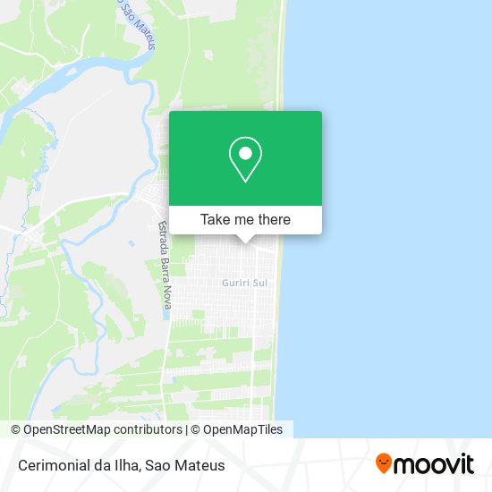 Cerimonial da Ilha map