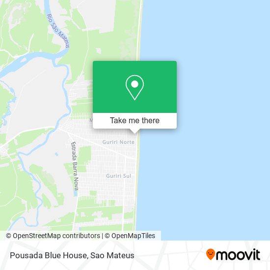 Pousada Blue House map