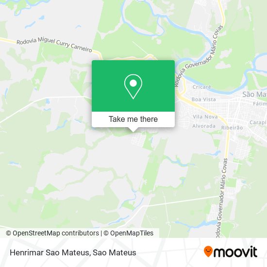 Henrimar Sao Mateus map