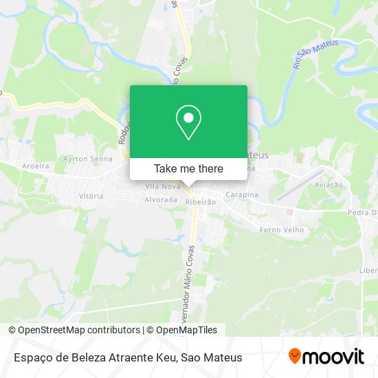 Espaço de Beleza Atraente Keu map