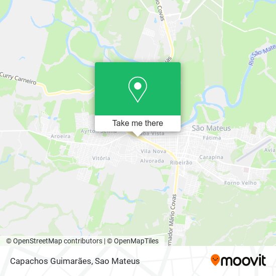 Capachos Guimarães map