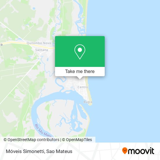 Móveis Simonetti map