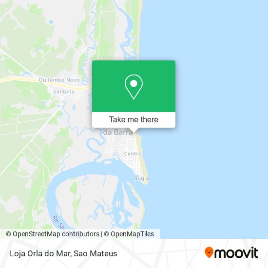 Loja Orla do Mar map