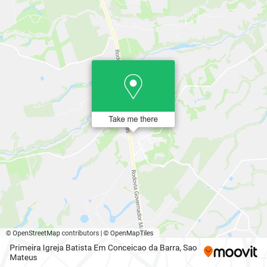Primeira Igreja Batista Em Conceicao da Barra map