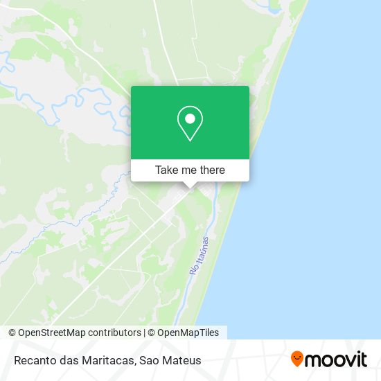 Recanto das Maritacas map