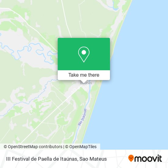 III Festival de Paella de Itaúnas map