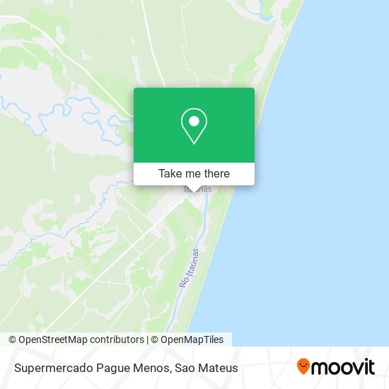 Mapa Supermercado Pague Menos