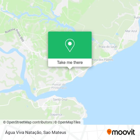 Água Viva Natação map