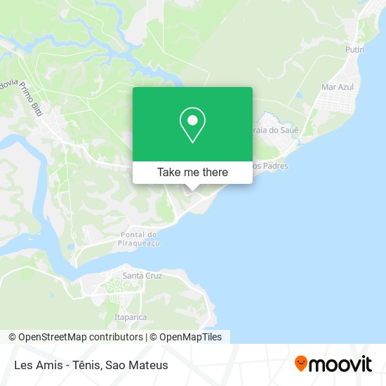Les Amis - Tênis map