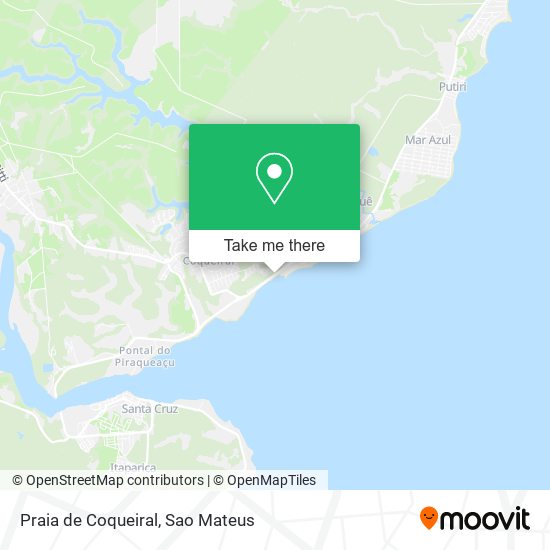 Praia de Coqueiral map