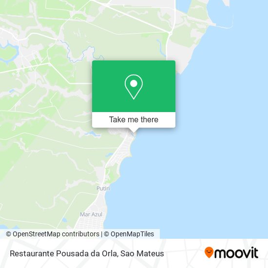 Restaurante Pousada da Orla map
