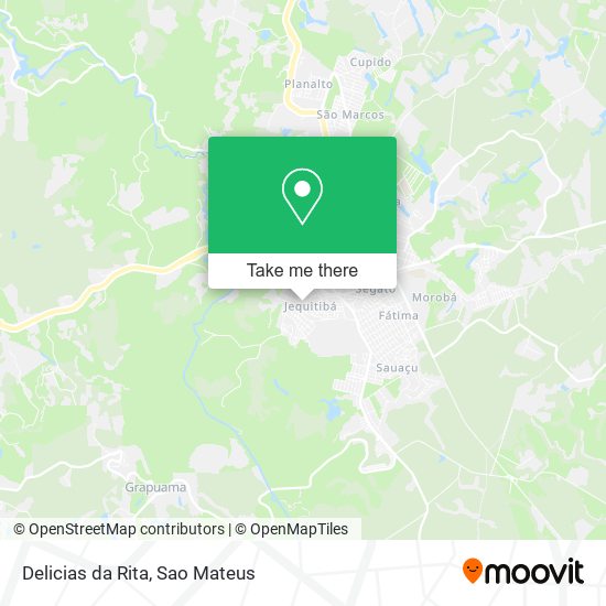 Delicias da Rita map