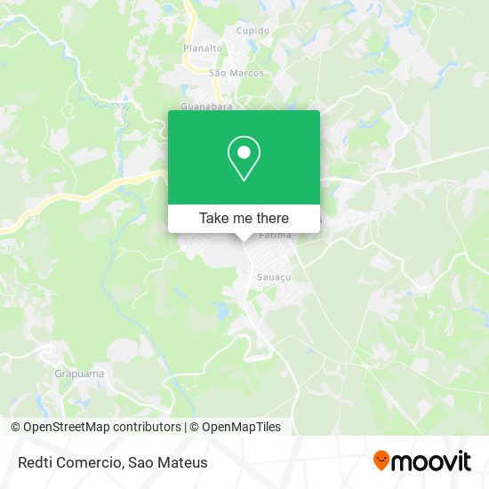 Redti Comercio map