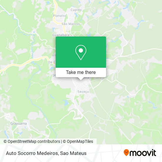 Mapa Auto Socorro Medeiros