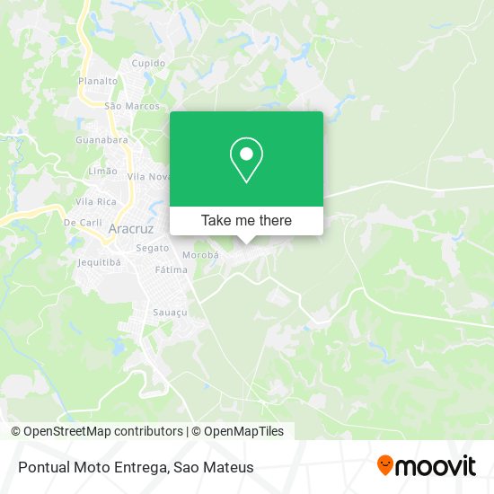 Pontual Moto Entrega map