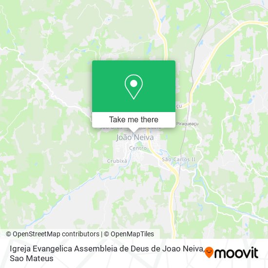 Igreja Evangelica Assembleia de Deus de Joao Neiva map