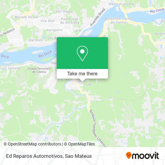 Ed Reparos Automotivos map