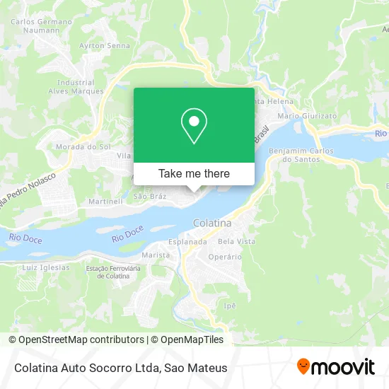 Colatina Auto Socorro Ltda map