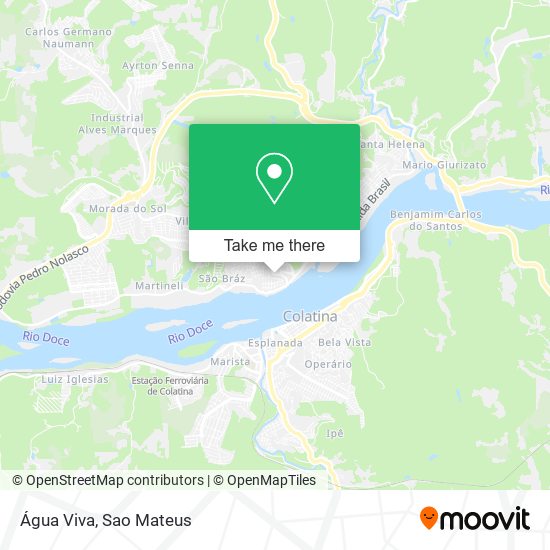 Água Viva map