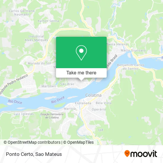 Ponto Certo map