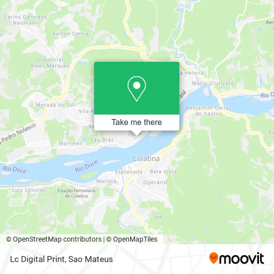 Lc Digital Print map