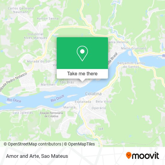 Amor and Arte map