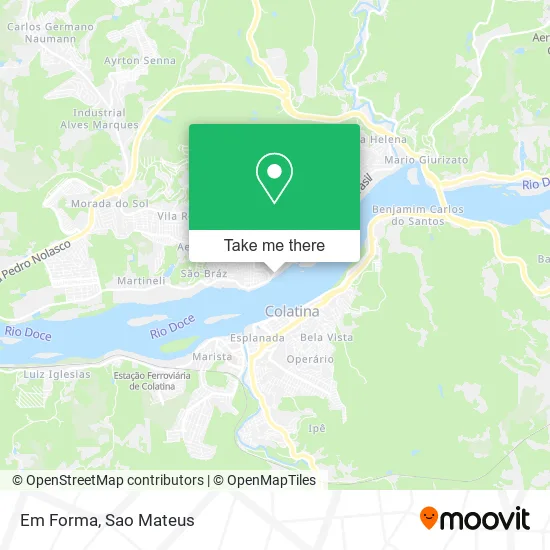 Em Forma map