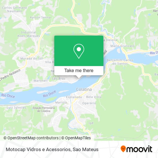 Motocap Vidros e Acessorios map