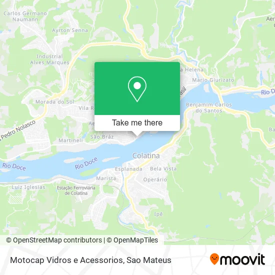 Motocap Vidros e Acessorios map